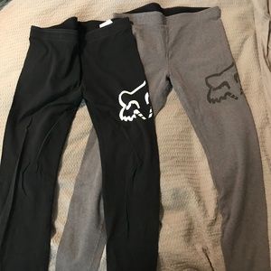 Fox Racing leggings bundle